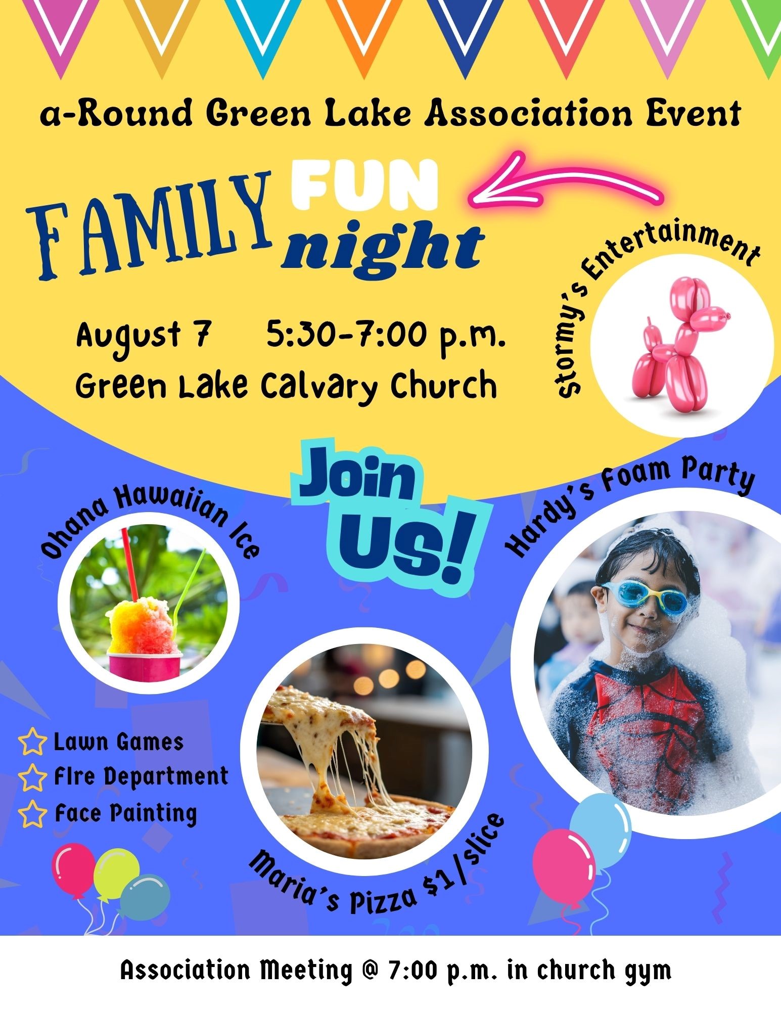Thursday, Aug. 7th – Family Fun Night | a-Round